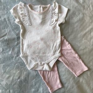Rabbit Bear Organic Outfit - 6-9 M